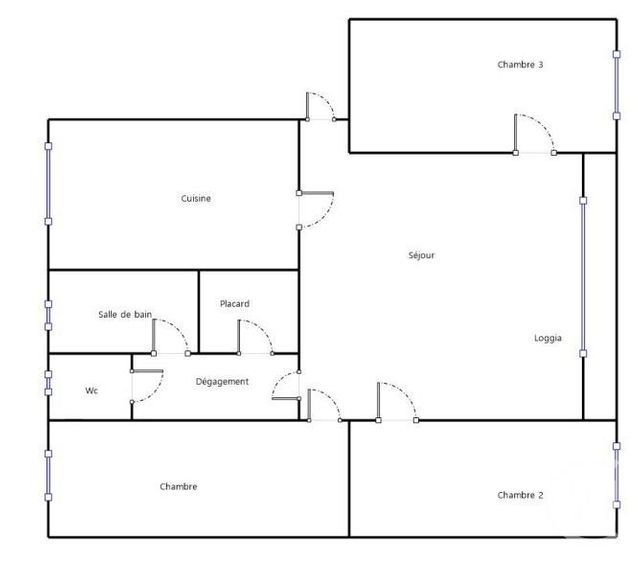 Appartement à vendre - 4 pièces - 67.01 m2 - MARSEILLE - 13014 - PROVENCE-ALPES-COTE-D-AZUR - Century 21 Intramuros