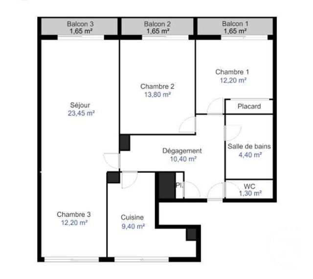 Appartement T4 à vendre - 4 pièces - 87.15 m2 - MARSEILLE - 13001 - PROVENCE-ALPES-COTE-D-AZUR - Century 21 Intramuros Appartement T4 à vendre - 4 pièces - 87.15 m2 - MARSEILLE - 13001 - PROVENCE-ALPES-COTE-D-AZUR - Century 21 Intramuros
